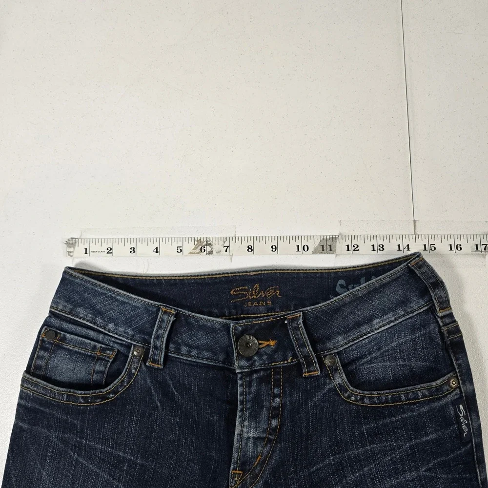 Silver‎ Jeans Co Suki Bootcut Dark Wash Denim Jeans Women's Size 28